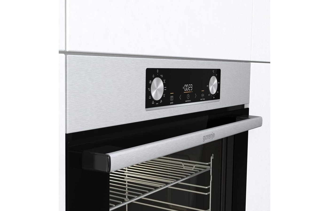 духовой шкаф независимый электрический gorenje bo6735e05x