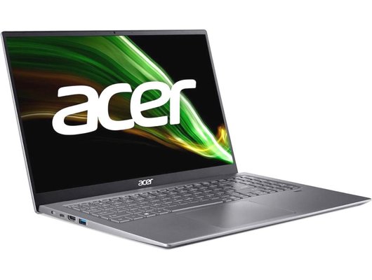 Ноутбук Acer Swift 3 SF316-51-59J9/NX.ABDER.003/Core i5-11300H/8GB/512GB/16.1 FHD/DOS серебристый