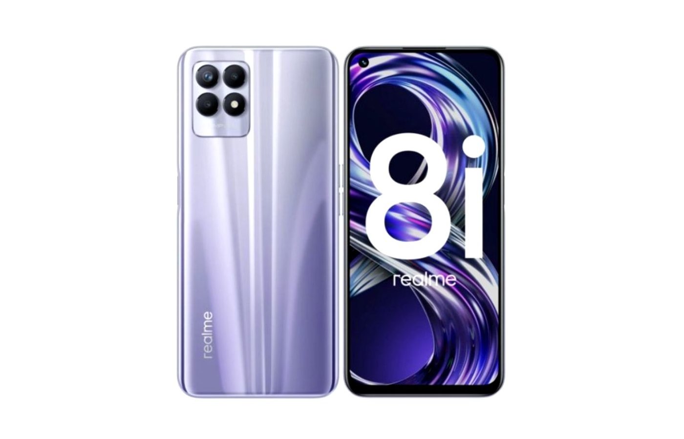 Смартфон Realme 8i 128 ГБ фиолетовый