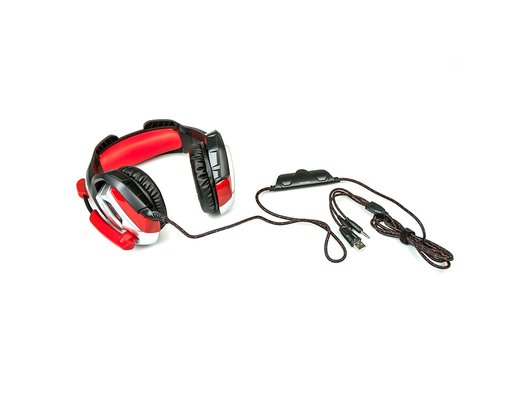 Игровые наушники проводные Dialog HGK-37L Gan-Kata черно-красная