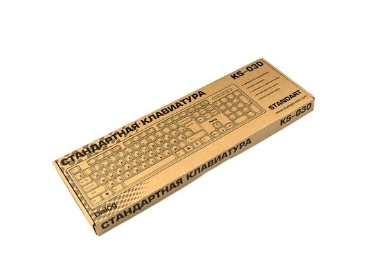 Клавиатура проводная Dialog KS-030U Black