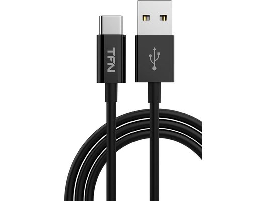 Кабель TFN TypeC 1.0m TPE black (TFN-CUSBCUSB1MTPBK)