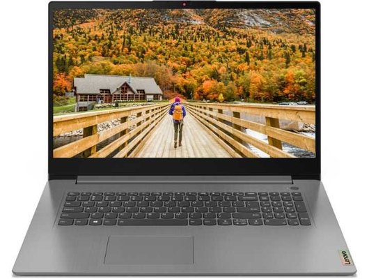Ноутбук Lenovo IdeaPad 3 17ITL6/82H9003DRK/Celeron 6305/4GB/256GB/17.3 HD+/DOS серый