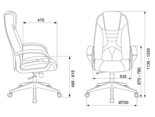 Кресло Zombie 8 Black/Red