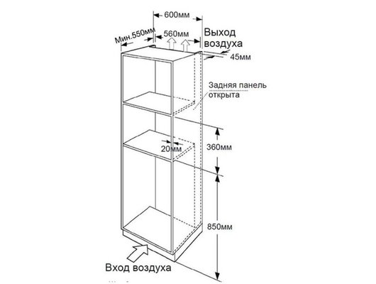 Встраиваемая микроволновая печь HAIER HMX-BTG259W