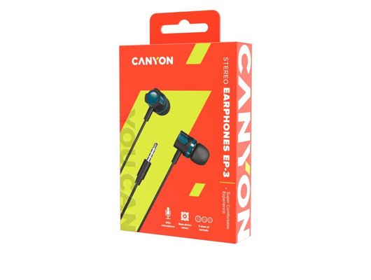 Гарнитуры проводные CANYON CNE-CEP3G