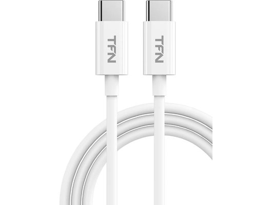 Кабель TFN TypeC-TypeC 1.0m TPE white (TFN-CUSBCC1MTPWH)