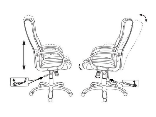 Кресло Zombie 9 Black/Red