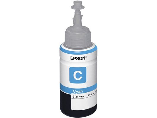 Картридж струйный Epson C13T66424A синие чернила для L100/110