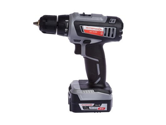 Дрель-шуруповерт ИНТЕРСКОЛ ДА-14,4ЭР (535.0.2.01)