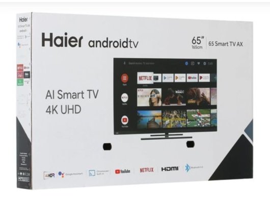4K (Ultra HD) Smart телевизор HAIER 65 SMART TV AX PRO