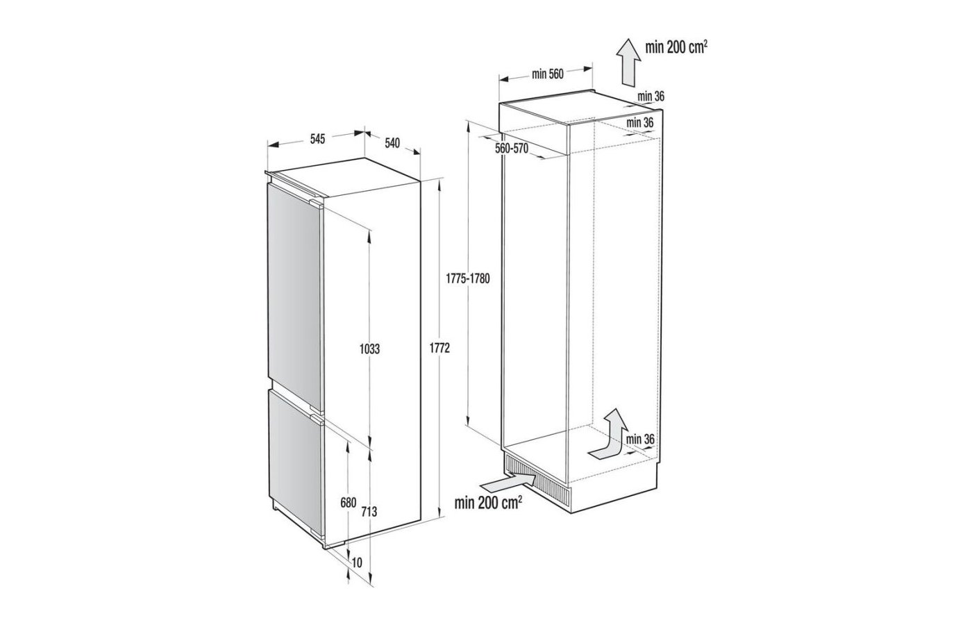 Gorenje rki4182e1 схема встраивания