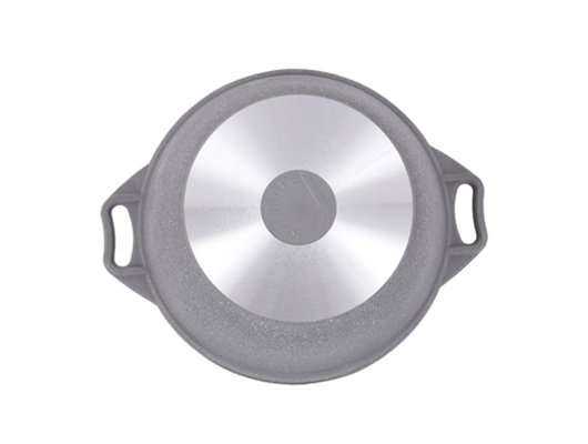 Кастрюля KUKMARA кмс32а 3л  со  стекл. крышкой (светлый мрамор)