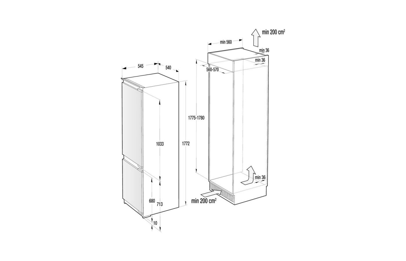 Gorenje nrki4182p1 схема встраивания