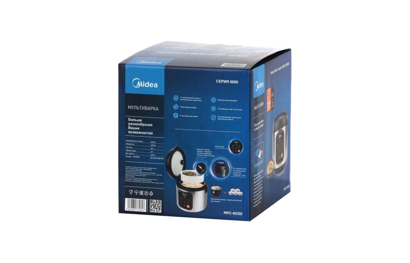 Мультиварка MIDEA MPC-6030 - купить в интернет-магазине RBT.ru. Цены, отзывы, характеристики и доставка в Челябинске