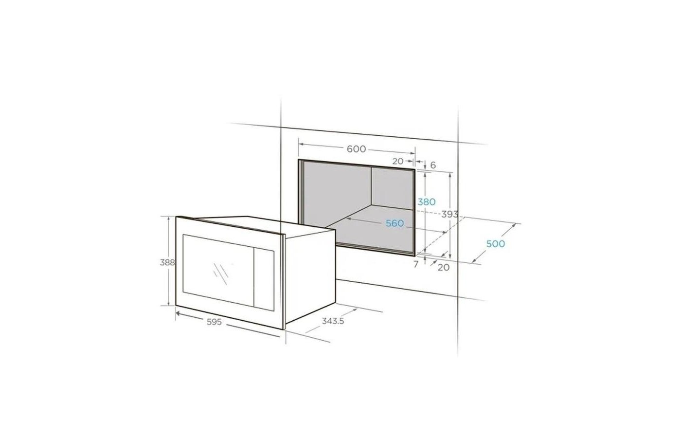 Встраиваемая микроволновая печь midea mi9250bx схема встраивания