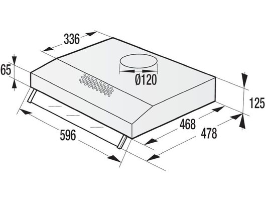 Вытяжка GORENJE WHU629EW/M