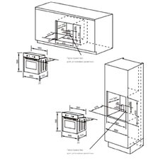 Духовой шкаф midea mo98270cgw