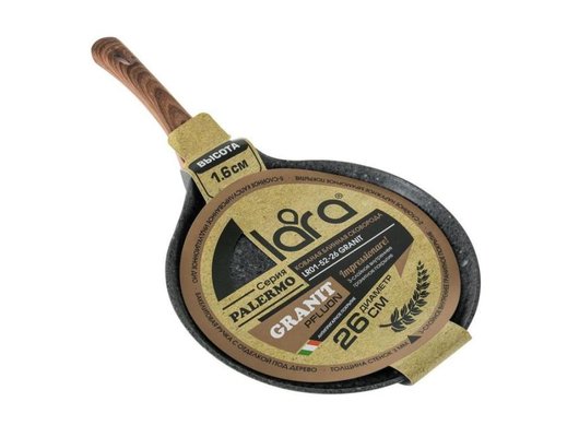 Сковорода для блинов LARA LR01-52-26 GRANIT PALERMO 26см