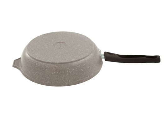 Сковорода KUKMARA смс222а 22см со съемной ручкой (светлый мрамор)