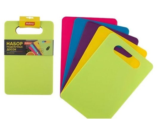 Разделочная доска MALLONY 985242 ARCOBALENO 5шт