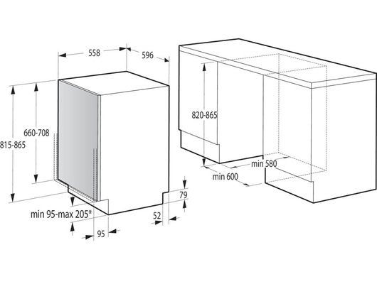 Встраиваемая посудомоечная машина GORENJE GV62040