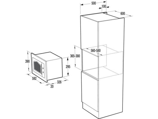 Встраиваемая микроволновая печь GORENJE BM235CLI