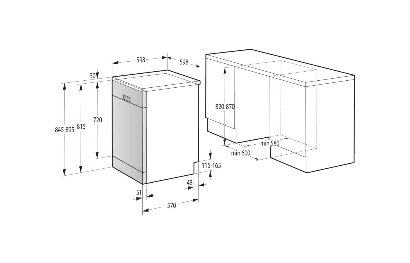 Gorenje gv620e10 схема встраивания