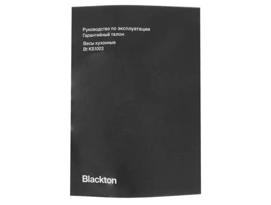 Весы кухонные BLACKTON Bt KS1003