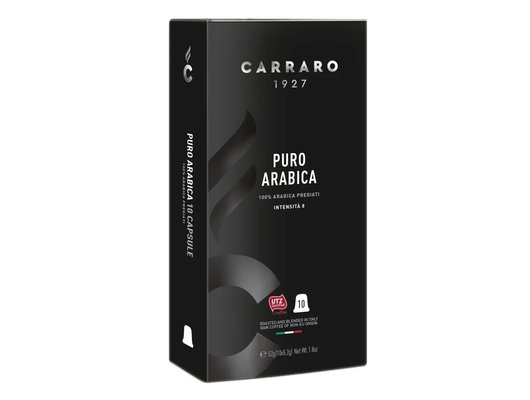 Капсулы для кофеварок CARRARO PURO ARABICA 10шт