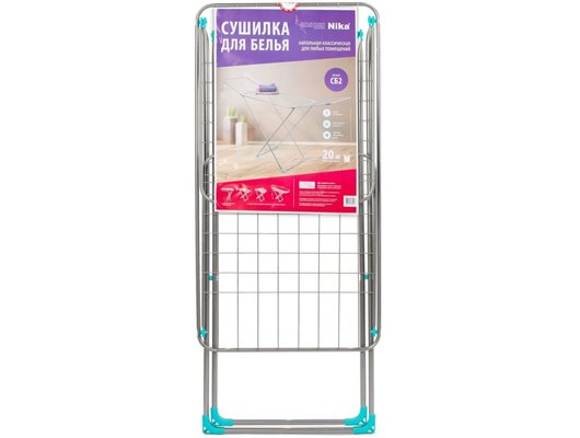 Сушилка для белья НИКА СБ2 20м серебро