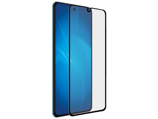 Стекло DF fullscreen+ fullglue для Vivo T1 vColor-23 (black)