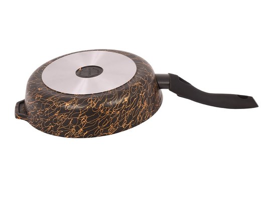 Сковорода KUKMARA сгчз280а Грация (черный/золото)