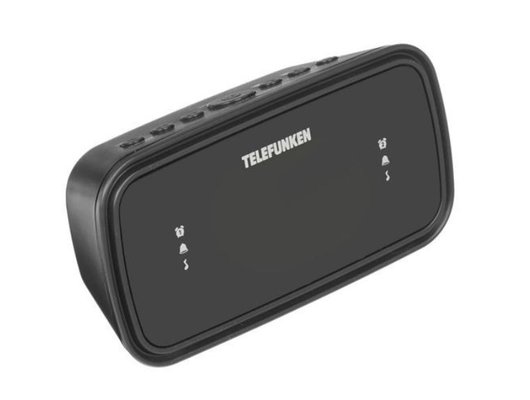 Настольные часы TELEFUNKEN TF-1588(черный c зеленым)