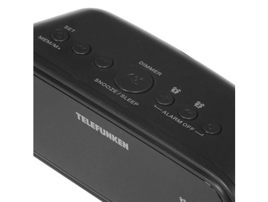 Настольные часы TELEFUNKEN TF-1588(черный c зеленым)