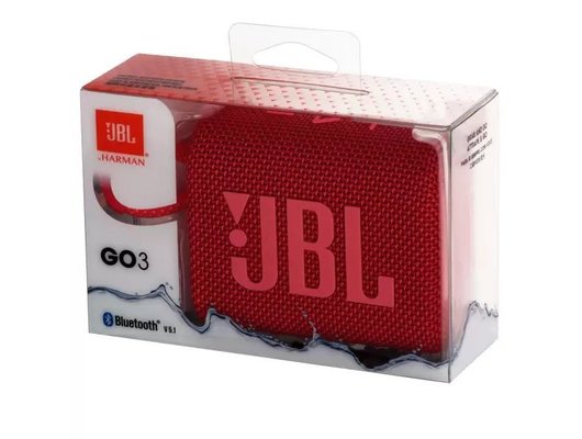 Портативная акустика JBL GO 3 КРАСНЫЙ