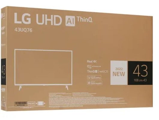 4K (Ultra HD) Smart телевизор LG 43UQ76003LD (ПИ)
