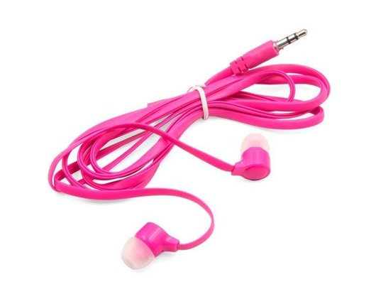 Наушники вкладыши PERFEO PF-BAS BASE (РОЗОВЫЙ)