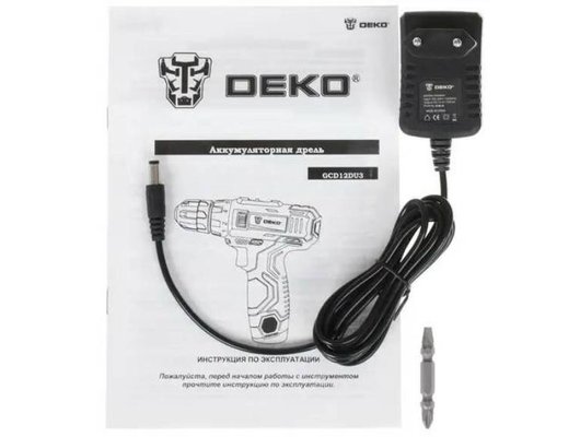 Дрель-шуруповерт DEKO GCD12DU3 (063-4096)
