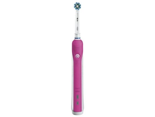 Зубная щетка электрическая ORAL-B PRO 750 CrossAction Pink, White (ПИ)