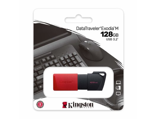 USB Флеш Kingston 128GB USB 3.2 DataTraveler Exodia M DTXM/128GB