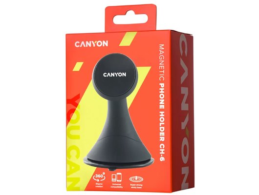 Держатель для телефона CANYON CH-6 на стекло и торпеду CNE-CCHM6