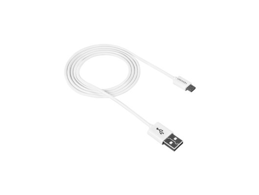 Кабель CANYON Micro USB – USB 2.0 UM-1 CNE-USBM1W