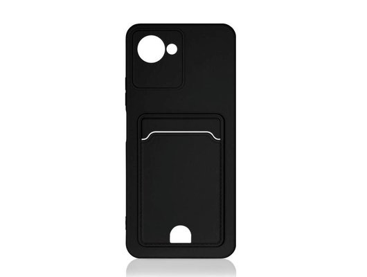Чехол DF для Realme C30/Narzo 50i Prime rmCardCase-01 (black)