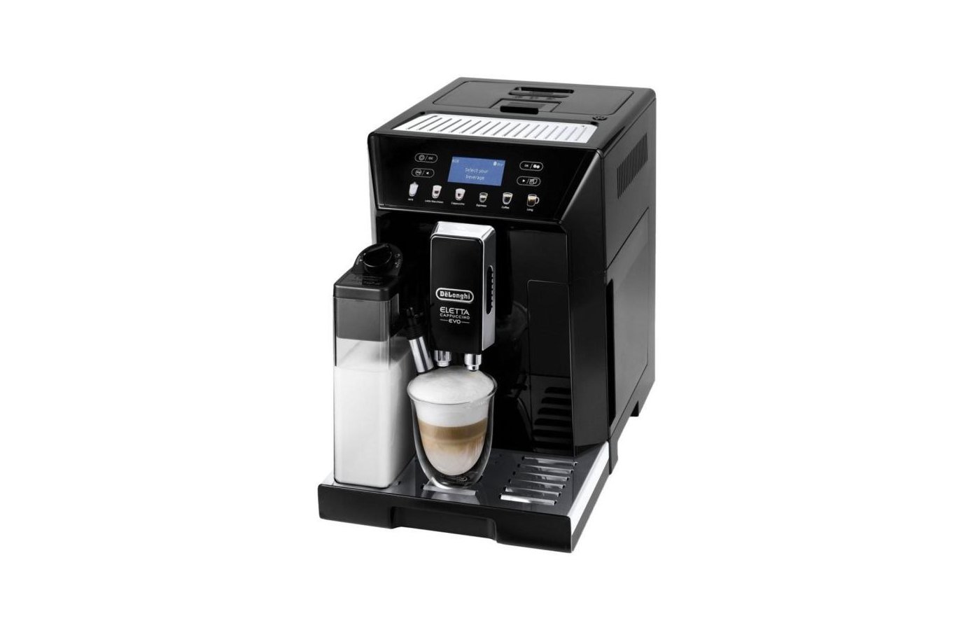 Evo ecam 46.860. Delonghi ECAM 46.860.B. Delonghi Eletta explore. Делонги кофемашина Элетта эксплорер. Кофемашина 1,8л 1450вт.