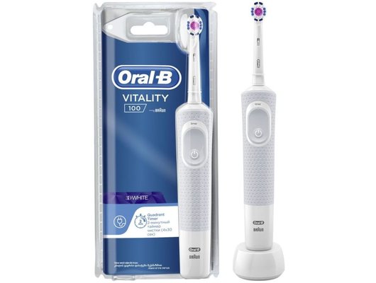 Зубная щетка электрическая Oral-B Vitality D100.413.1 3DWhite (ПИ)