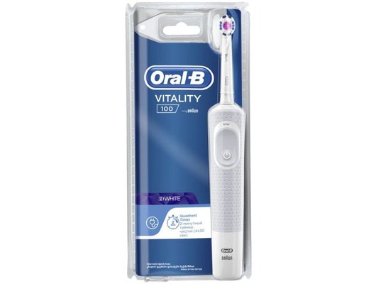 Зубная щетка электрическая Oral-B Vitality D100.413.1 3DWhite (ПИ)