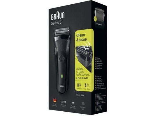 Сеточная бритва BRAUN S3 300s Black (ПИ)