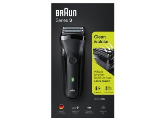 Сеточная бритва BRAUN S3 300s Black (ПИ)
