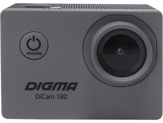Экшн-камера Digma DiCam 180 серый